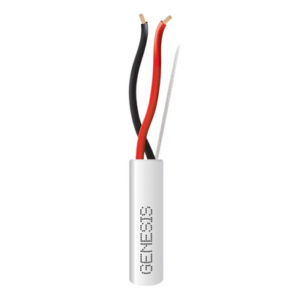 Cable para Alarma / 2x18 AWG / 305 m (1000 ft) / Riser / Blanco