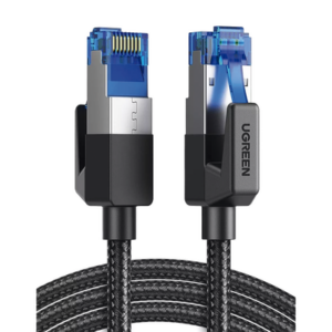 Cable Ethernet Cat8 / 40 Gbps / 2000 MHz / F/FTP / 1 m (3.28 ft) / Nylon trenzado