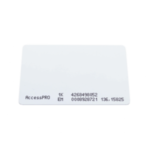 Tarjeta Dual / Proximidad 125kHz EM / MIFARE 13.56MHz 1K / CR80 ISO / 85.6 x 54 x 1 mm