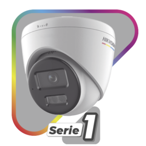 Cámara Turret IP / 6 Megapixel / Dual Light 30 m (98.4 ft) / ColorVu / AcuSense Lite / IP67 / PoE
