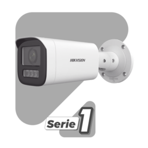 Cámara Bala IP / 4 Megapixel / Dual Light 50 m (164 ft) / Lente Motorizado 2.8-12 mm / Audio Bidireccional / IP67 / PoE / WDR 120 dB