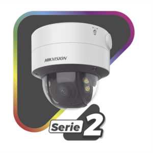 Domo IP / 4 MP / Color 24/7 / Lente Varifocal 3.6-9 mm / Luz Blanca 40 m (131 pies) / WDR 130 dB / IP67 / IK10 / AcuSense / MicroSD 512 GB