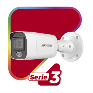 Bala IP 4 Megapixel / Imagen a Color 24/7 (ColorVu) / Lente 2.8 mm / Luz Blanca 40 mts / Exterior IP67 / WDR 130 dB / Audio y Alarma I/O / Captura Facial / ONVIF / Micro SD