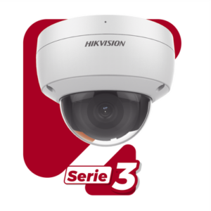 Domo IP 5 Megapixel / Lente 2.8 mm / 40 mts IR / IP67 / IK10 / Microfono Integrado / Entrada/Salida Alarma / Captura Facial / ONVIF / AcuSense / Micro SD / DarkFighter