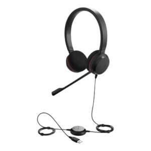 Diadema Profesional USB / Cancelación Pasiva de Ruido / Micrófono con Cancelación Avanzada / Control de Llamadas Integrado / Plug and Play