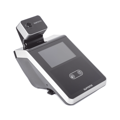 Terminal de Control de Acceso Facial / Detección de Temperatura / 30,000 Usuarios / Pantalla Táctil 4" / TCP/IP y RS-485 / Bluetooth y RFID Multitecnología