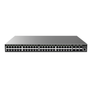Switch PoE+ Administrable / 48 Puertos Gigabit / 6 SFP+ / 400W / 216 Gbps