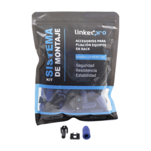 Kit de Montaje Rápido para Rack / Sin Tuercas Enjauladas / Carga 50 kg (110.2 lb) / 19 Pulgadas / 50 Piezas / Polímero Resistente