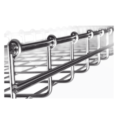 Charola Tipo Malla / Ancho 300 mm (11.8 in) / Peralte 66 mm / Tramo 3 m (9.84 ft) / Electro Zinc / 315 Cables Cat6