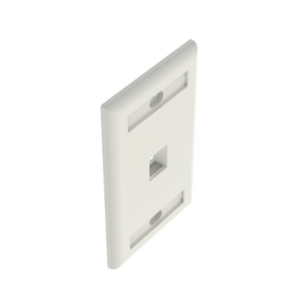 Placa de Pared Vertical / 1 Puerto Keystone / 69.8 x 114.3 mm / 2.75 x 4.5 pulg. / Montaje Vertical