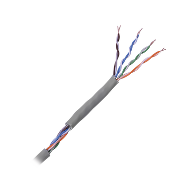 Cable UTP Cat5e / 4 Pares / 100% Cobre Calibre 24 / 100 MHz / 100 m (328 Pies) / Interior