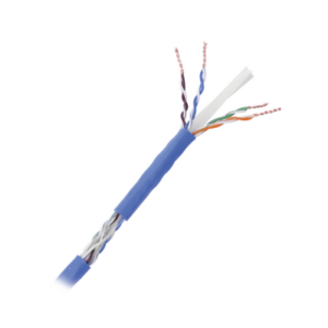 Cable Cat6+ / Calibre 23 / 100m (328.08 ft) / 250 MHz / Sin Blindaje / PVC CM / Cobre 100% / Azul
