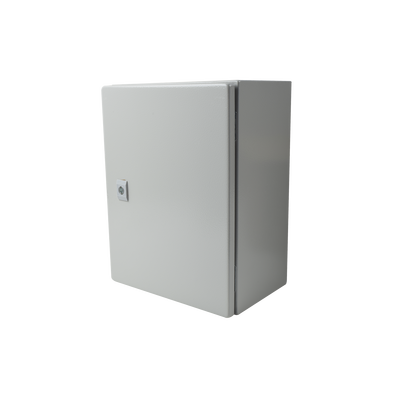 Gabinete de Acero IP66 / 300x400x200 mm / 11.8x15.7x7.9 in / IK10 / 30 kg / Placa Trasera Metálica