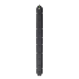 PDU Vertical / 10 Contactos NEMA 5-15R / 120Vca 15A / 2.5m Cable / 3.1 x 37.5 x 3.9 in