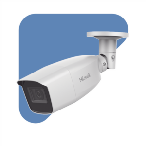 Cámara Bala TURBOHD / 2 Megapixel 1080p / Lente Varifocal 2.8-12 mm / IR EXIR 40 m (131.2 ft) / IP66 / Multiprotocolo TVI-AHD-CVI-CVBS / -40°C a 60°C