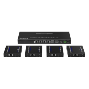 Extensor y Divisor HDMI 1x4 / 4K @ 60 Hz / Hasta 70 m (229.7 ft) / HDR10 / IR Bidireccional / RS232 / PoC