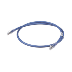 Cable de Parcheo UTP / Cat6A / 24 AWG / CM / 0.3 m (1 pie) / Azul