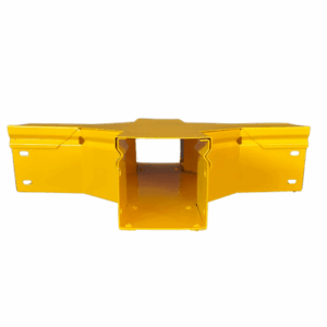 Cruce Horizontal para Fibra Óptica / 4" x 4" / Radio de Curvatura 8" / Aluminio con Pintura Epóxica / Incluye Accesorios de Montaje