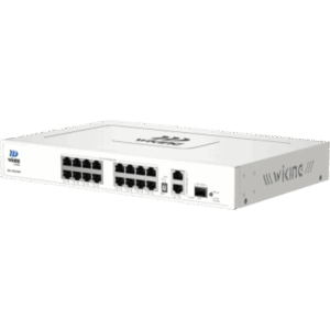 Switch PoE No Administrable / 16 Puertos 10/100 Mbps / 2 Puertos Uplink Gigabit / 1 Ranura SFP 1000 Mbps / Presupuesto PoE 180 W / Hi-PoE 60 W