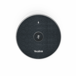 Micrófono Inalámbrico de Mesa / Captación 360° / Alcance 6 m (19.7 ft) / Arreglo de 3 Micrófonos / Wi-Fi Cifrado / Base de Carga Incluida