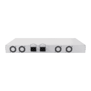 Switch Rackmount / 16 Puertos Gigabit / 8 Puertos PoE 802.3af/at 150W / 2 Puertos SFP+ 10G / CPU Quad-Core 2.2 GHz ARM / RouterOS v7 / L3 HW Offloading / Alimentación Dual Redundante / USB 3.0