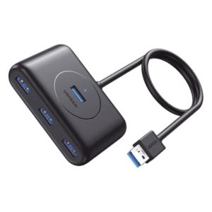HUB USB-A 3.0 / 4 Puertos USB-A 3.0 5Gbps / Entrada USB-C PD 5V2A / Cable 1 m (3.3 ft) / Indicador LED / Diseño Compacto