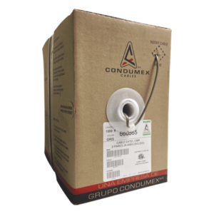 Cable Telefónico / 4 Conductores 24 AWG / 305 m (1000 pies) / 2 Pares Trenzados / CMR Interior