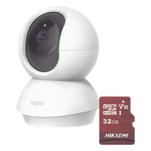 Cámara IP Wi-Fi / 2 Megapixel / Rotación 360° / IR 9 m (29.5 ft) / Micro SD 32 GB / App Móvil