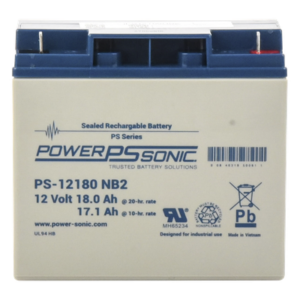 Batería de Respaldo AGM/VRLA / 12V / 18AH / Terminales NB2 / Vida Útil 5 Años / Libre de Mantenimiento