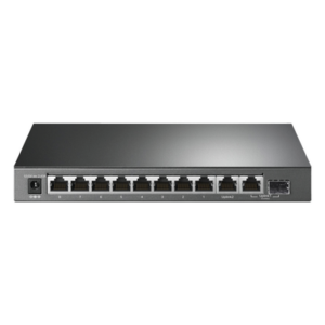 Switch PoE+ No Administrable de Escritorio / 10 Puertos / 8 Puertos PoE+ 802.3af/at / Presupuesto 123 W / Alcance Extendido 250 m (820 pies) / Rendimiento 20 Gbps
