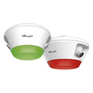 Sensor de Ocupación de Aparcamiento con IA / Doble Lente / 6 Espacios / Precisión 99.9% / Indicador Multicolor / Reconocimiento de Matrícula