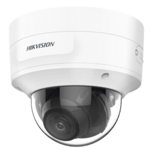 Cámara Domo IP / 8 Megapixel (4K) / Lente Motorizado 2.7-13.5 mm / IR EXIR 40 m (131.2 ft) / DarkFighter / Audio y Alarma I/O / PoE+ / IP66 / IK10