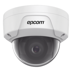 Cámara Domo IP / 4 Megapixel / Lente 2.8 mm / IR 30 m (98.4 ft) / WDR 120 dB / IP67 / IK10 / PoE
