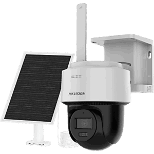 Kit Solar IP All in One / AOV / 4 Megapixel / Lente 2.8 mm / Panel Solar 8W + Batería Litio 9000 mAh / SIM 4G Integrada / Audio Bidireccional / Dual Light / IP66 / 0.68 ft x 0.43 ft x 0.93 ft
