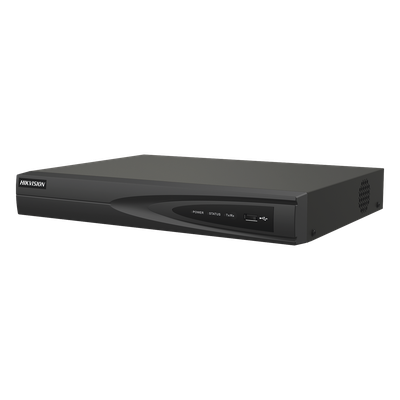 NVR IP / 8 Megapixel (4K) / 4 Canales / 4 Puertos PoE+ / 50 W Total / 1 Bahía HDD / HDMI 4K / PoE Extendido 300 m (984.3 ft)