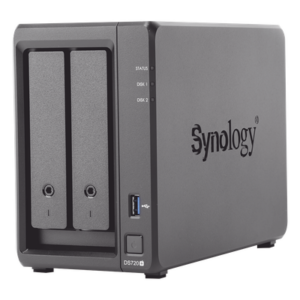 Servidor NAS de escritorio con 2 bahías / Expandible a 7 bahías / Hasta 112 TB