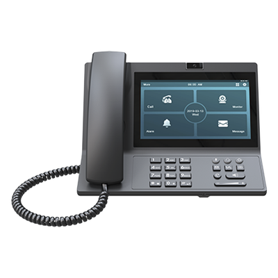 Estación de Guardia IP / Pantalla Táctil 7 Pulgadas / Resolución 1024x600 / Cámara 2 Megapixel / Wi-Fi / PoE / Bluetooth / HDMI / USB-C / Android 9.0