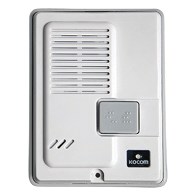 Frente de Calle para Interfón / Plástico / 4 Hilos con Polaridad / Montaje Superficie / DC 24V (1.2A)