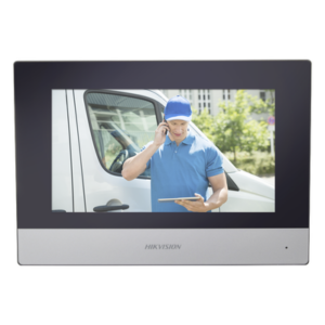 Monitor Híbrido IP WiFi Touch Screen / 7" / Resolución 1024x600 / PoE 802.3af / Audio Bidireccional / 8 Entradas de Alarma / Compatible 4 Hilos Analógicos