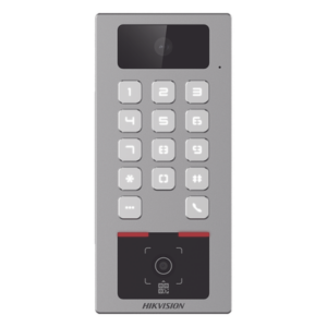 Teclado con Lector de QR / Cámara 2 Megapixel / Videoportero Multiapartamento / IP65 & IK09 / PoE / 2 Relays / Control de 2 Puertas