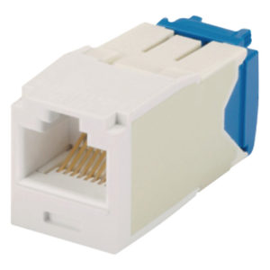 Conector Jack RJ45 / Categoría 6A / 10GBase-T / Sin Herramienta de Impacto / 100W PoE / Color Blanco