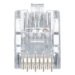 Plug RJ45 / Cat5e / 24-26 AWG / 50 µin Oro / 2500 Ciclos / 50 Piezas / -10°C a 60°C