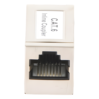 Acoplador Blindado STP / Cat6 / 2 Puertos RJ45 Hembra / 750 VCA RMS / AWG 24-26