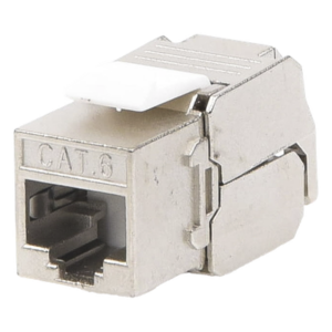 Módulo Jack Keystone / Cat6 Blindado STP / Toolless / RJ45 / 24-26 AWG / UL94-V0