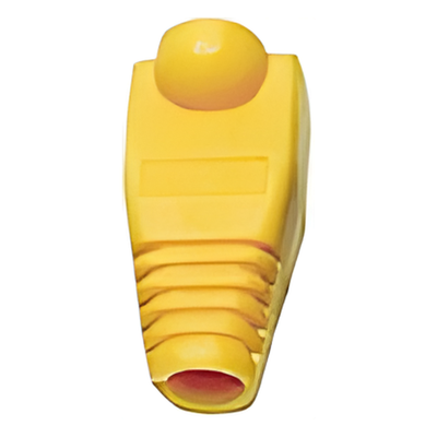 Bota de Protección para Conector RJ45 / 6.0 mm / 27.5 mm Largo / Amarillo