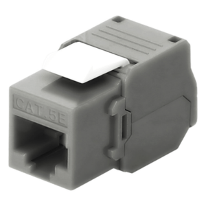 Módulo Jack Keystone / Cat5e UTP / Terminación 180° / RJ45 / 100 MHz / 328 pies