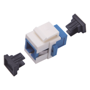 Acoplador Keystone / Fibra Óptica Monomodo / SC/PC Simplex a SC/PC Simplex / Tolerancia ±0.10 a ±0.25 dB / Material ABS