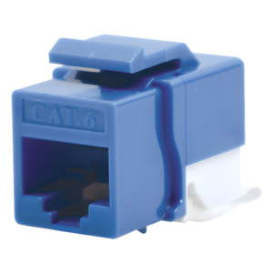 Módulo Jack Cat6 sin herramienta (toolless) keystone - Color Azul