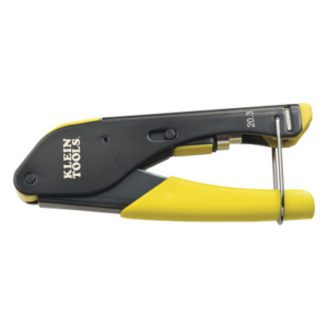 Pinza de Compresión para Conector F / Cables RG59 y RG6/6Q / Acero Antioxidante / Mango con Seguro / 5.59' (1700 mm) de Longitud