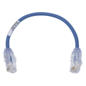 Cable de Parcheo UTP Cat6A / 28AWG / CM-LSZH / 0.3 m (1 Pie) / Azul